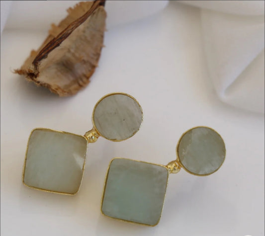 Mint earrings