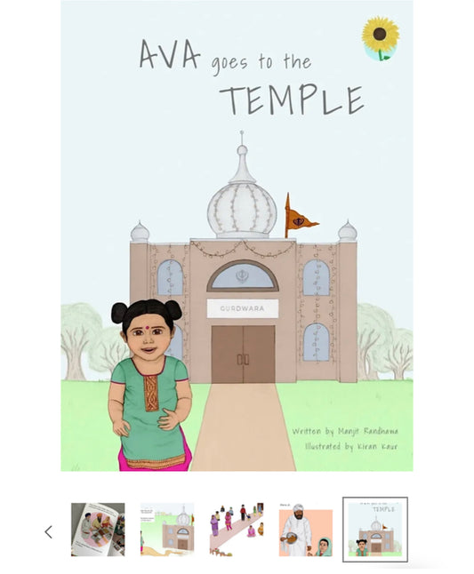 Ava Goes To The Temple Childrens Gurdwara Book