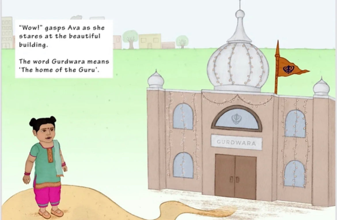 Ava Goes To The Temple Childrens Gurdwara Book