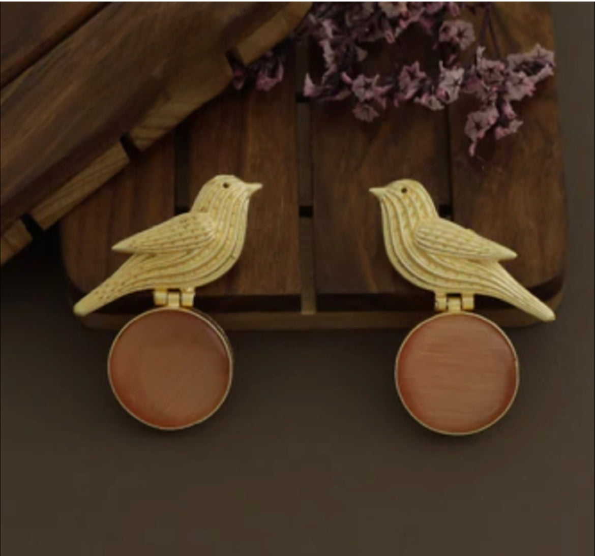 Pigeon earrings